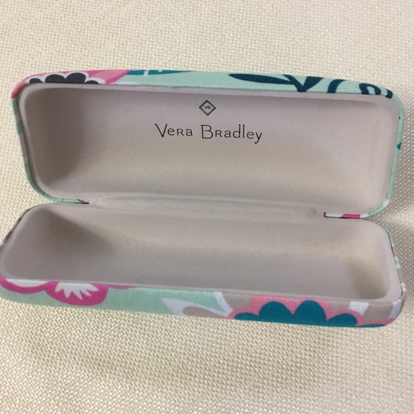 Vera Bradley Eyeglasses Case in Mint Flowers Print - Picture 2 of 3